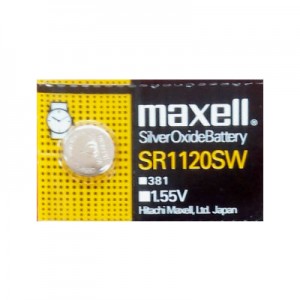 ถ่านกระดุม SR1120SW maxell --> EXP.Date : 12-2018