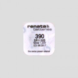 ถ่านนาฬิกา Renata 390 (เทียบเท่า SR1130SW) EXP.DATE : 06-2017