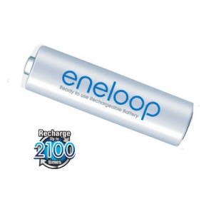 ถ่าน Panasoinc eneloop ขนาด AAA (recharge ได้ทั้งหมด 2100 ครั้ง)